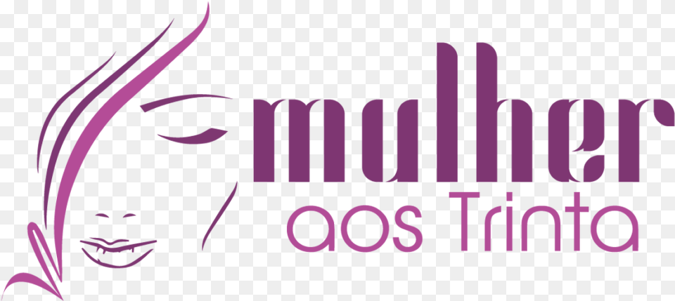Logotipo Mulher Aos Trinta 02 Graphic Design, Purple, Art, Graphics, Logo Png Image