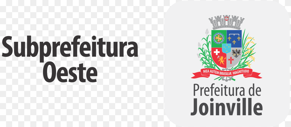 Logotipo Subprefeitura Oeste Spo Quadrado Prefeitura De Joinville, Logo, Text, Food, Ketchup Free Transparent Png