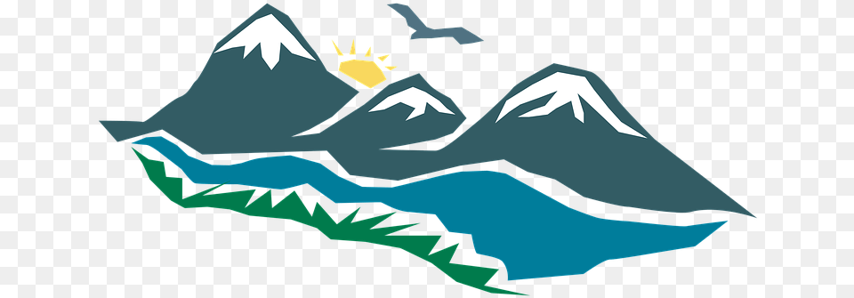 Logotipo Sunrise Ave Por La Mountain Sunrise Svg, Nature, Outdoors, Ice, Mountain Range Free Transparent Png