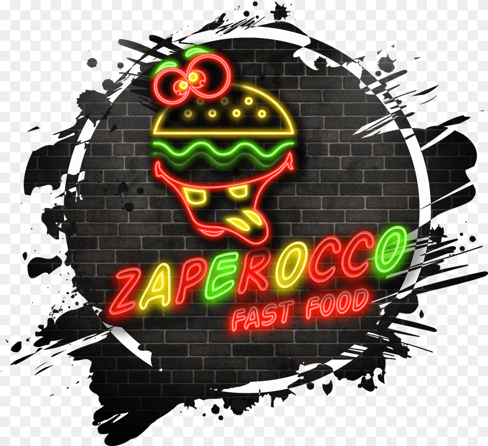Logotipo Zaperocco, Brick, Light, Neon Free Png Download