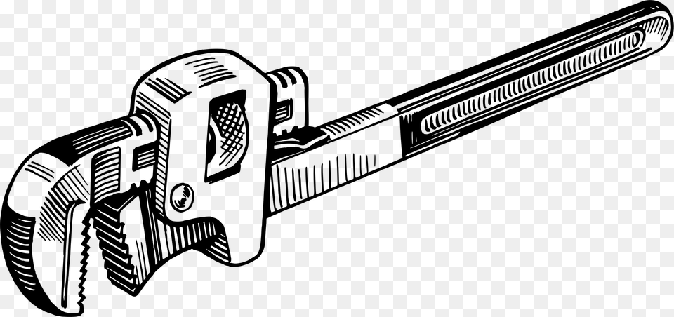 Logoweaponhardware Accessory Clip Art Pipe Wrench, Gray Png