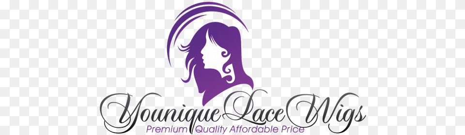 Logoxx By Younique Lace Wigs Calligraphy, Purple, Logo, People, Person Png Image