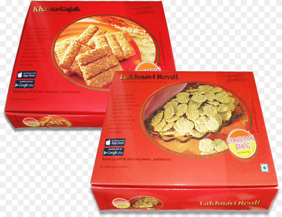 Lohri Special Packing Of Chappan Bhog, Bread, Cracker, Food, Snack Free Png