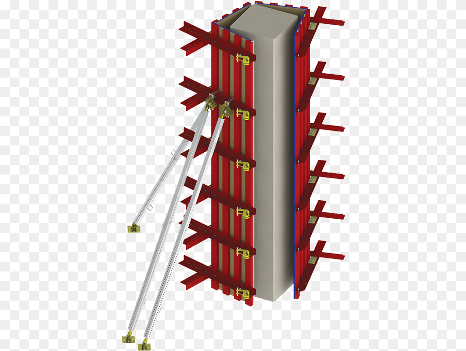 Lok Fast Column Concrete Forms For Columns, Bulldozer, Machine Free Png Download