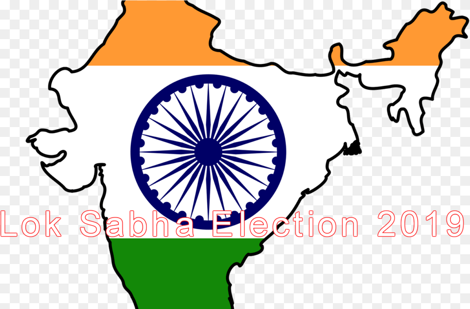 Lok Sabha Elections 2019 Details Dates Results Amp India And West Asia, Machine, Wheel, Chart, Plot Free Png