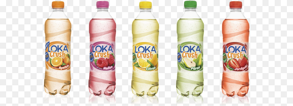 Loka Crush Vs Apotekarnes Soda Plastic Bottle, Beverage, Juice, Pop Bottle Free Png Download