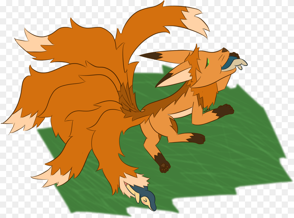 Loki Nomfing Two Cyndaquil Cartoon, Dragon, Leaf, Plant, Person Free Transparent Png