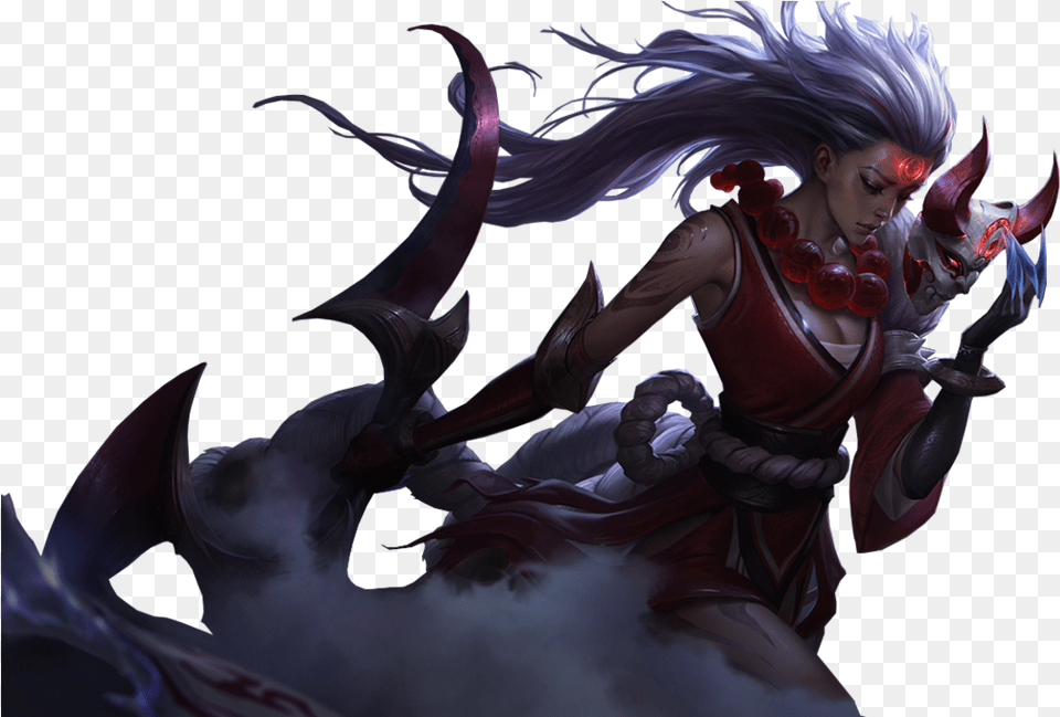 Lol Blood Moon Diana, Person, Face, Head, Dragon Png