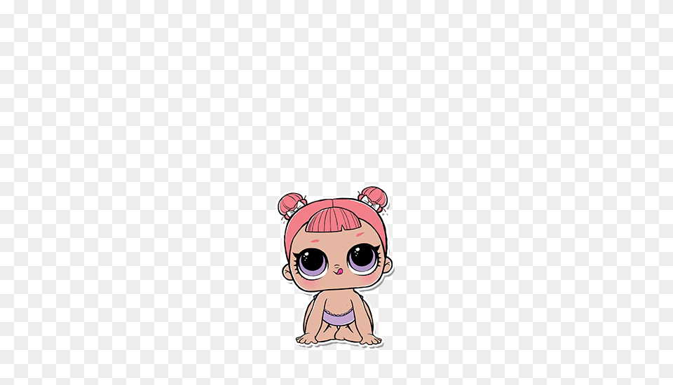 Lol Dolls, Baby, Person, Cartoon, Face Free Png Download