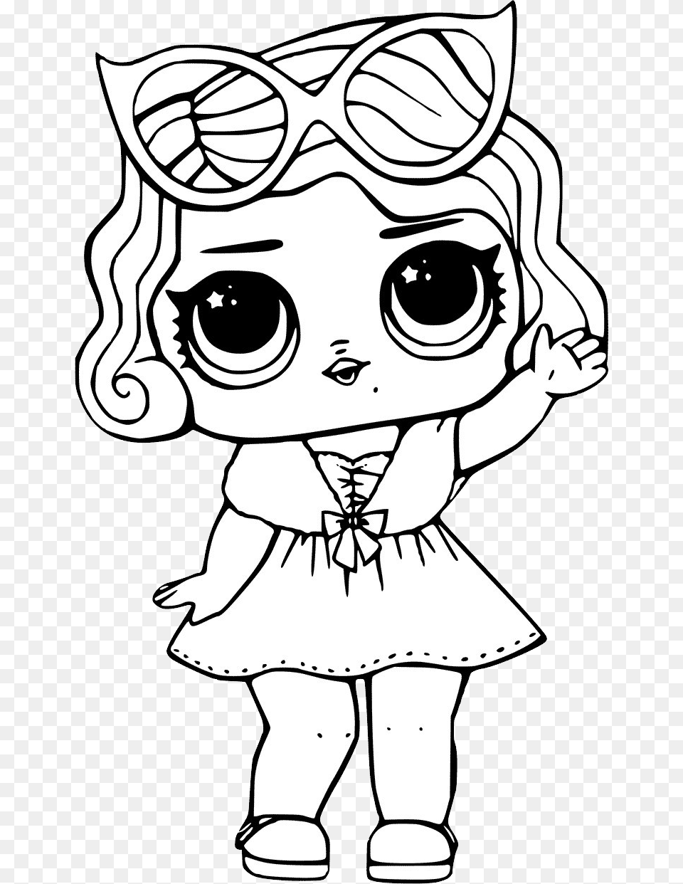 Lol Dolls, Art, Drawing, Baby, Person Free Png Download