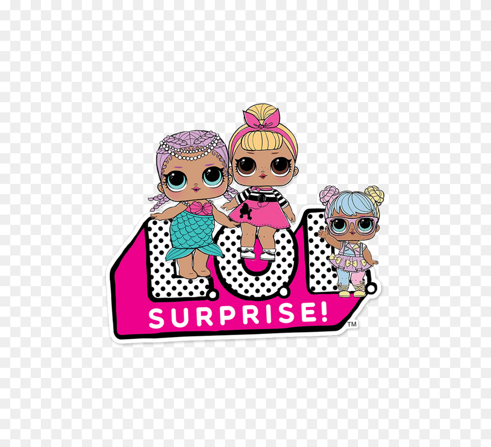 Lol Dolls, Sticker, Baby, Person, Face Png Image