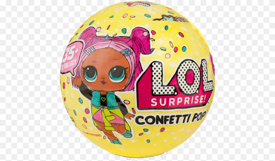 Lol Dolls Confetti Pop Ball, Baby, Person, Face, Head Free Transparent Png