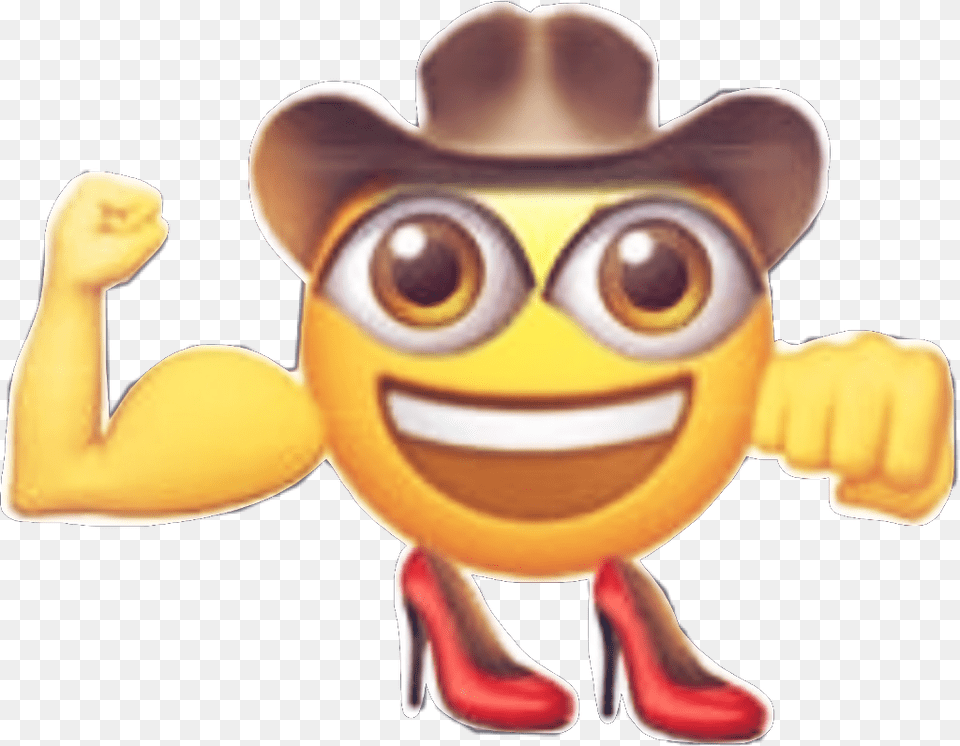 Lol Emoji Cowboy Haha Aesthetic Freetoedit Instagram, Clothing, Footwear, High Heel, Shoe Png Image