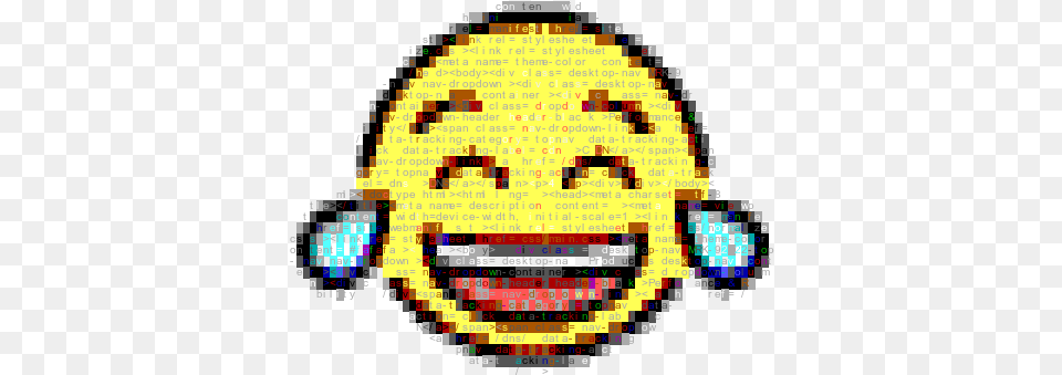 Lol Html Wide Grin, Art, Qr Code Png