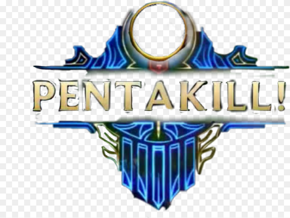 Lol Leagueoflegends Pentakill Game Lol Penta Kill, Light, Logo Free Transparent Png