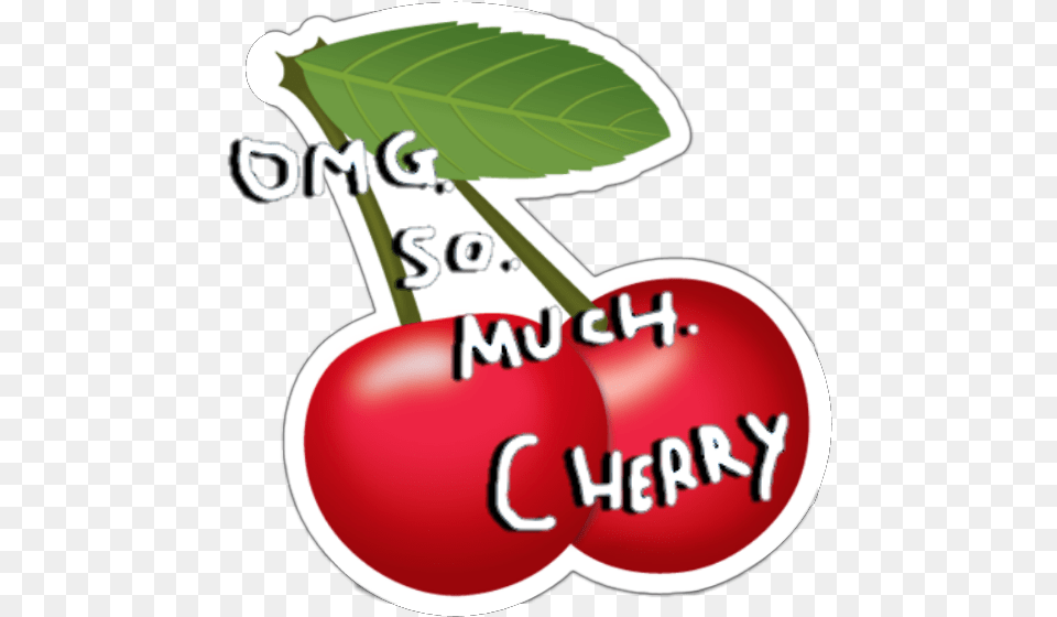 Lol Made A Sticker For One Of My Tumblr Blogs And Only Graphic Design, Cherry, Food, Fruit, Plant Free Transparent Png