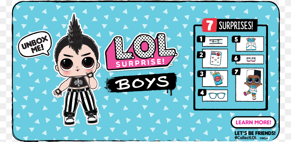 Lol Srpriz Boys, Book, Comics, Publication, Sticker Free Png