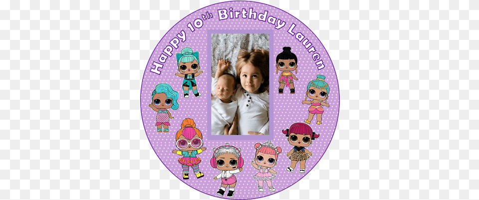 Lol Surprise Doll Cake Topper Edible Icing Wafer Personalised Photo Toppers Ebay Child, Art, Photography, Person, People Png Image