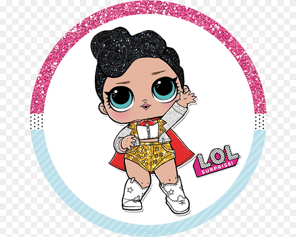 Lol Surprise Dolls Glitter, Sticker, Person, Baby, Face Free Png Download