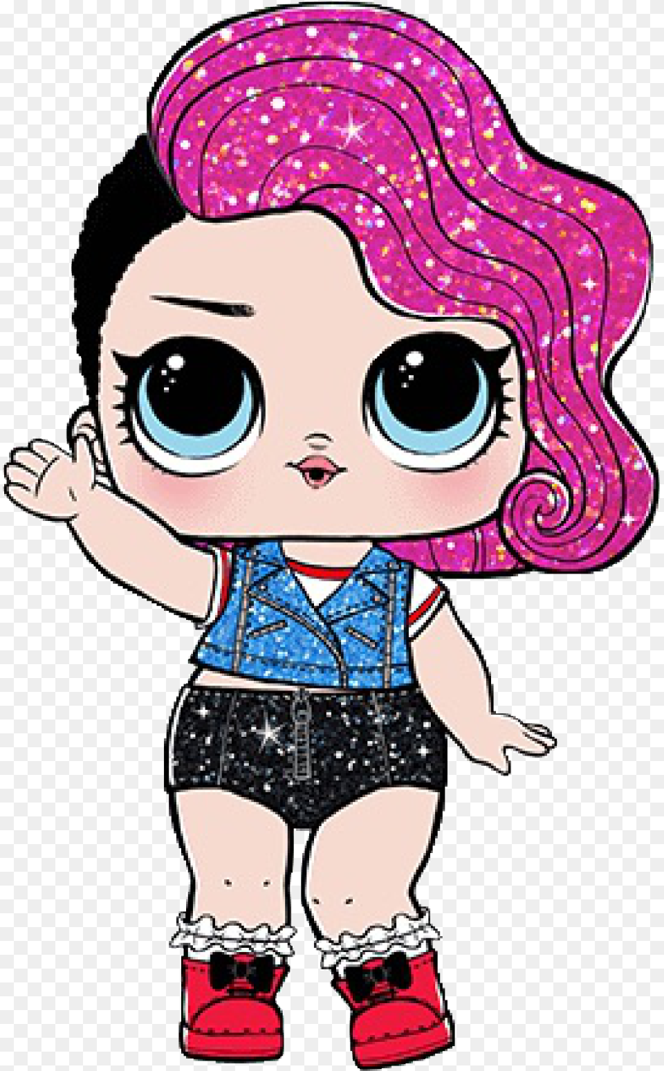 Lol Surprise Dolls Rocker Clipart Lol Surprise, Baby, Person, Face, Head Png