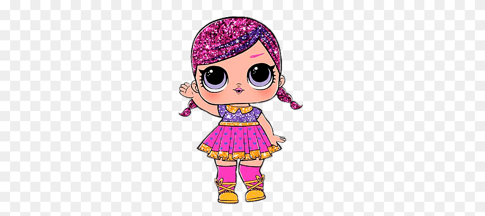 Lol Surprise Glitter Girl, Baby, Person, Purple, Book Free Png
