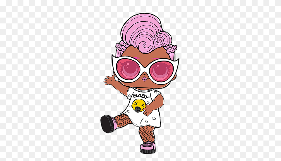 Lol Surprise Grunge Girl, Baby, Person, Art, Cartoon Png Image