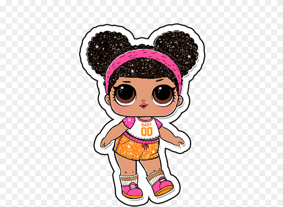 Lol Surprise Hoops Mvp Glitter, Baby, Person, Face, Head Free Transparent Png