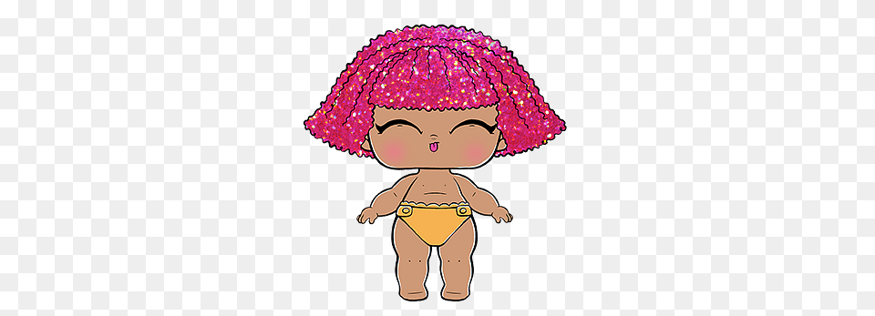 Lol Surprise Lil Glitter Queen, Clothing, Hat, Baby, Person Free Transparent Png