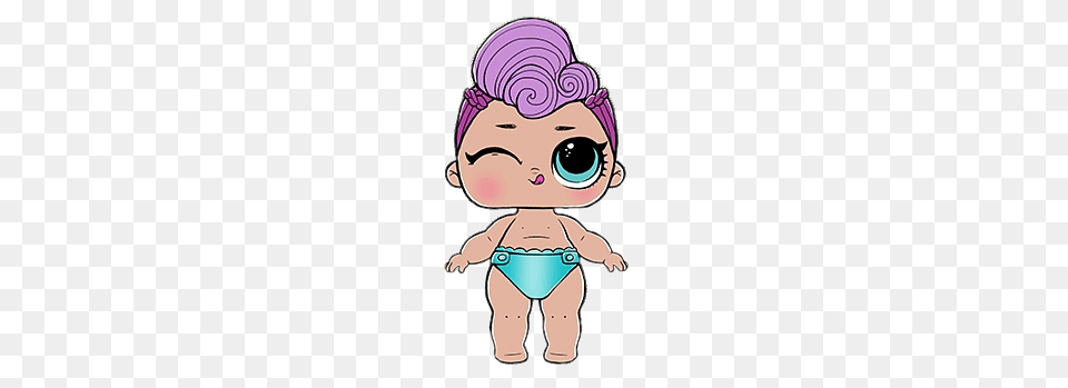 Lol Surprise Lil Miss Punk, Clothing, Swimwear, Baby, Person Free Png Download
