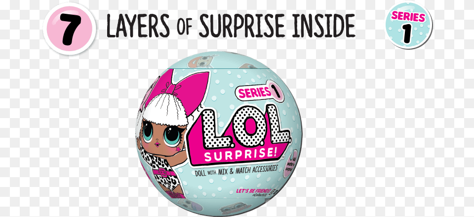 Lol Surprise Lol Surprise Series 1 Wave, Ball, Football, Soccer, Soccer Ball Free Png