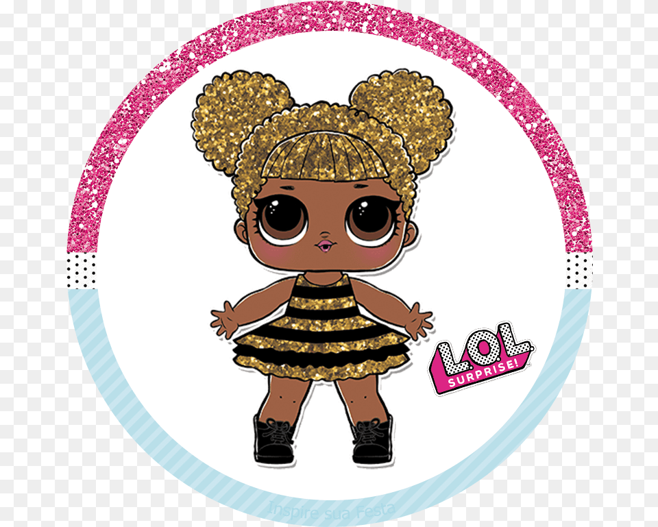 Lol Surprise Queen Bee, Sticker, Baby, Person, Head Free Png