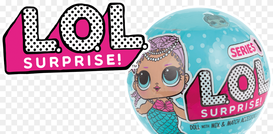 Lol Surprise Series 1 1 Doll, Sphere, Baby, Face, Head Png Image