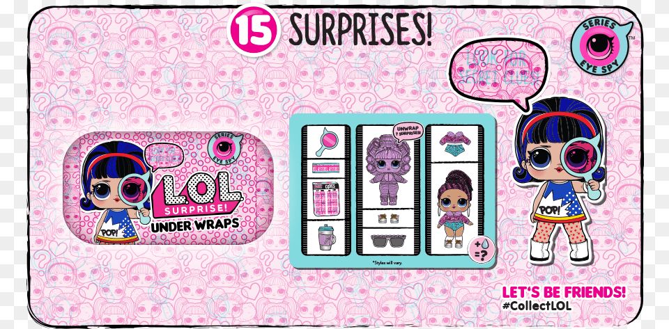 Lol Surprise Series 4 Under Wraps Lol Surprise Eye Spy Under Wraps, Book, Comics, Publication, Baby Png
