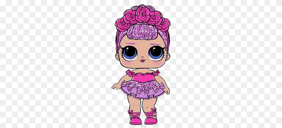 Lol Surprise Sugar Queen, Purple, Baby, Person, Doll Png Image