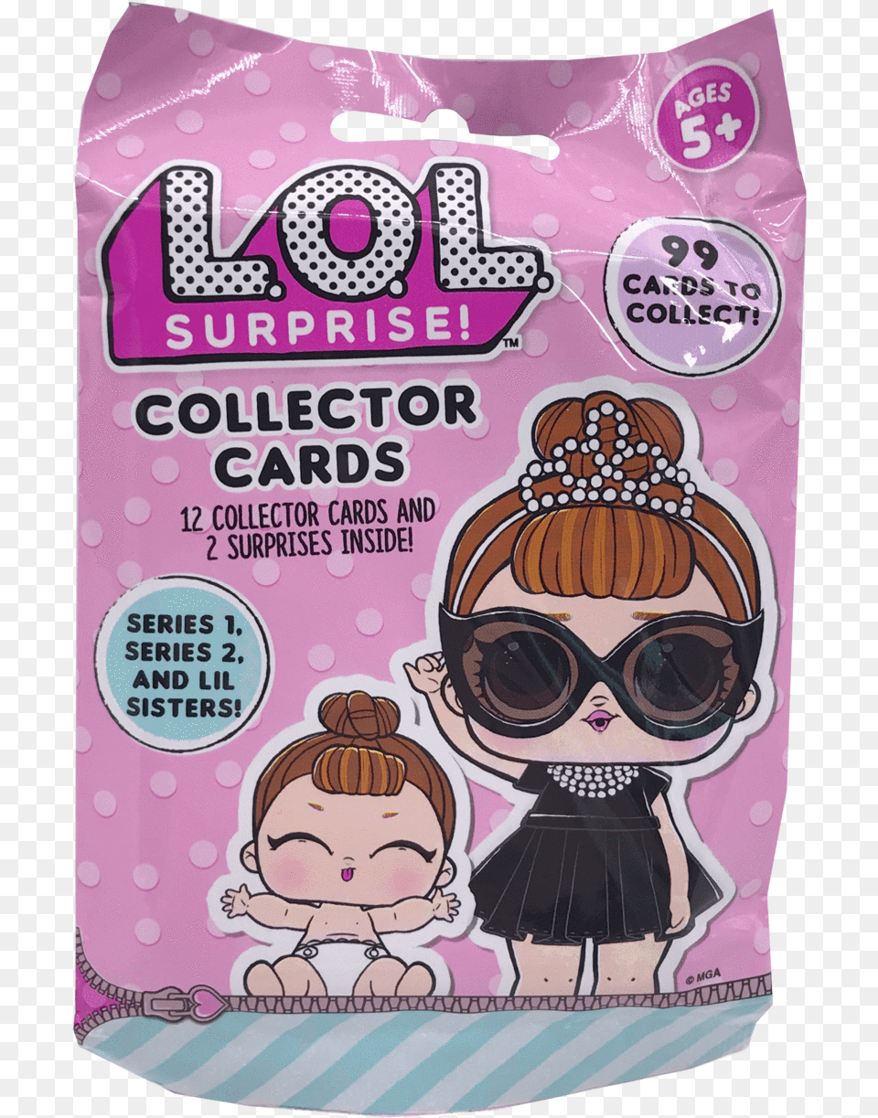 Lol Surprise Trading Cards Pack Lol Surprise Collection Cards, Accessories, Sunglasses, Person, Woman Free Png