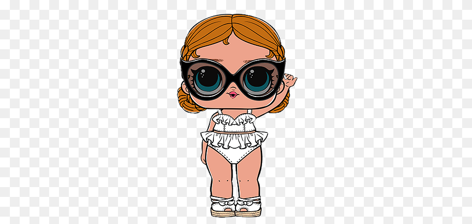 Lol Surprise Vacay Babay, Accessories, Goggles, Baby, Person Free Png Download