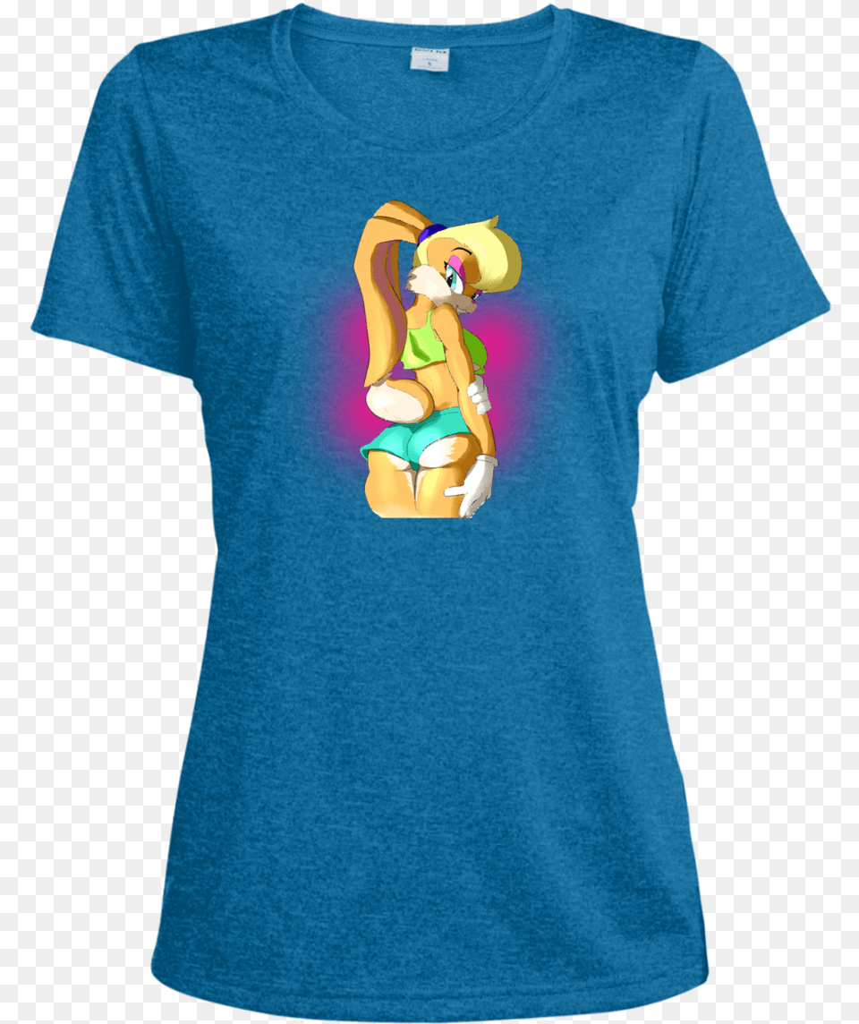 Lola Bunny Dri Fit Moisture Wicking T Shirt Cartoon, Clothing, T-shirt, Baby, Person Free Png Download