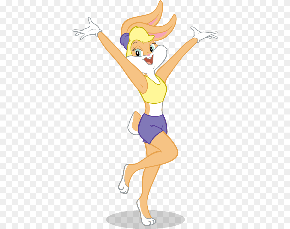 Lola Bunny Looney Tunes Clips Amp Games Online Starring Lola Tunes Y Bugs Bunny, Dancing, Leisure Activities, Person Free Transparent Png