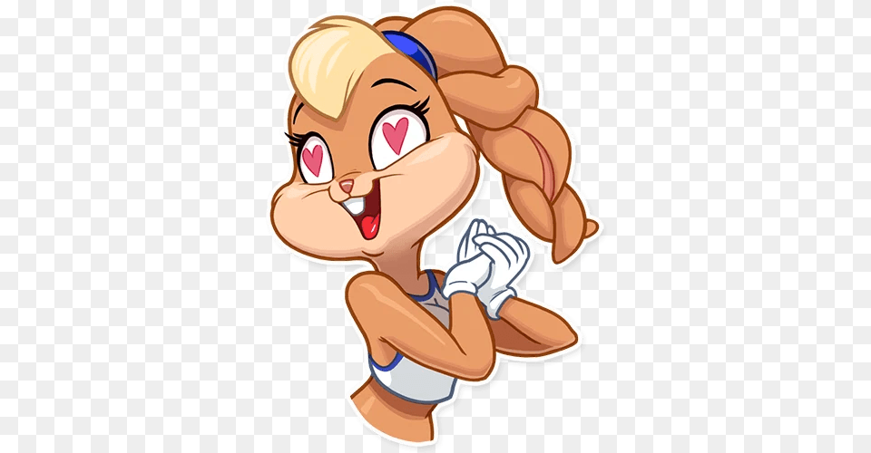 Lola Bunny Telegram Sticker Lola Bunny Love, Baby, Person Free Png