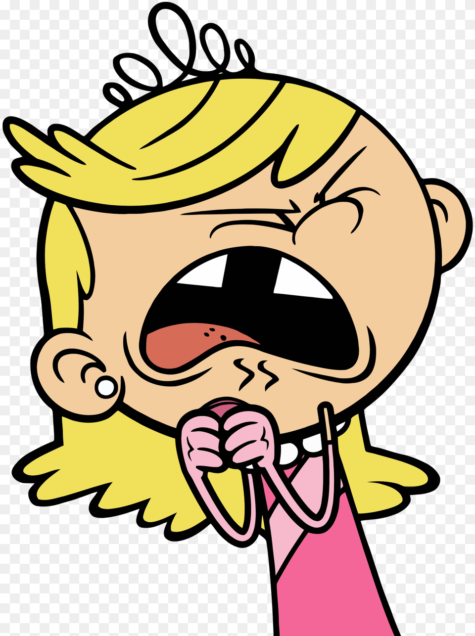 Lola Loud Yelling, Cartoon, Baby, Person Png