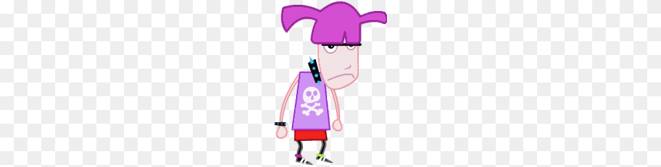 Lola Virginia Punk Character, Purple, People, Person, Clothing Png