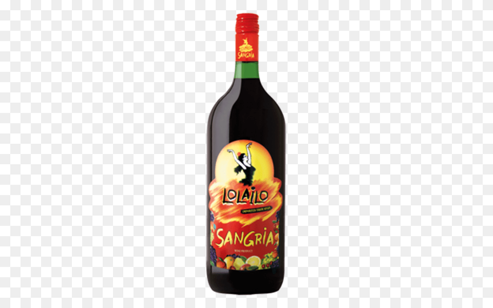 Lolailo Sangria My Perfect Bottle, Alcohol, Beverage, Liquor, Red Wine Png