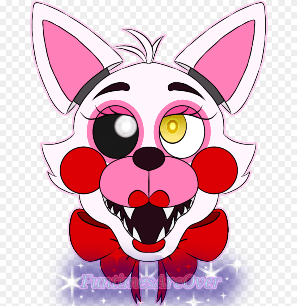 Lolbit Head, Baby, Person, Performer, Clown Png