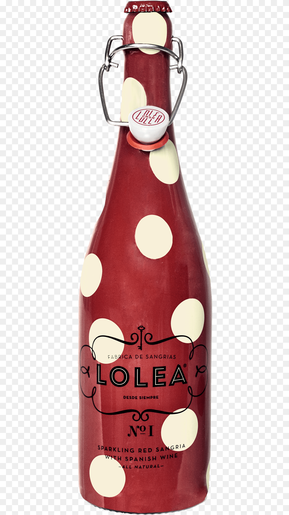 Lolea Red Wine Sangria, Bottle, Food, Ketchup, Alcohol Png Image