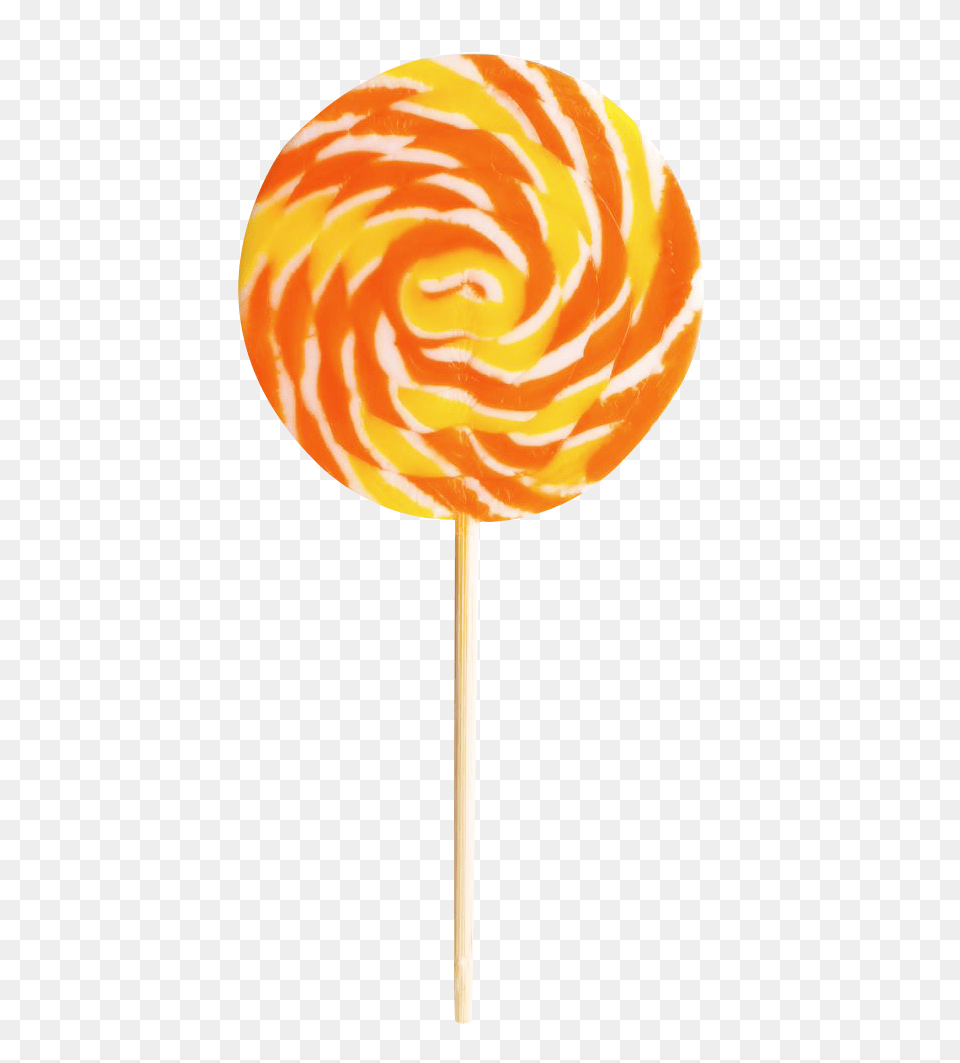 Lolipop 2 Orange Lollipop, Candy, Food, Sweets Free Png Download