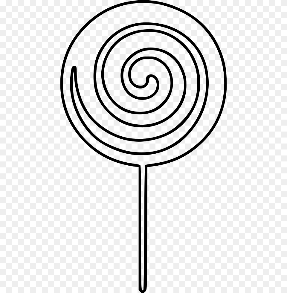 Lolipop Comments Line Art, Candy, Food, Sweets, Spiral Png Image