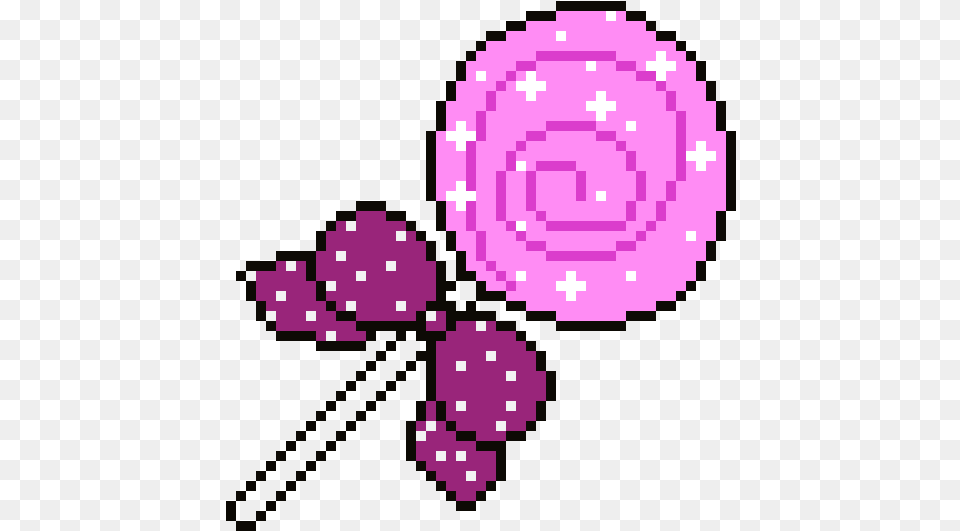 Lolipop Pixelated Circle, Purple, Flower, Plant, Food Free Png