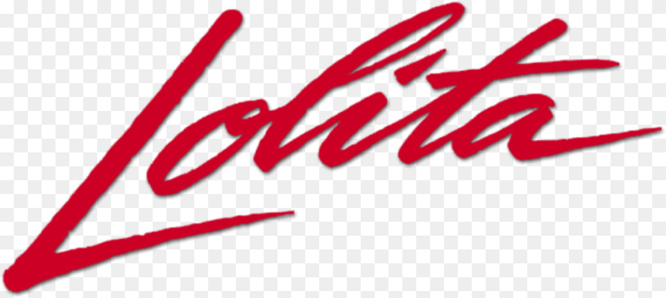 Lolita Movie Logo Lolita, Handwriting, Text, Light, Smoke Pipe Png