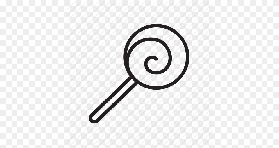 Lollipop Clipart Black And White, Spiral Png