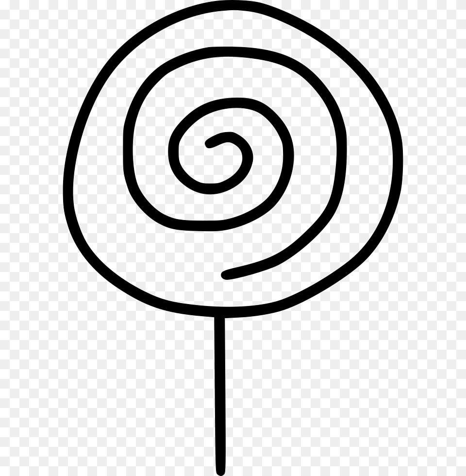 Lollipop Lollypop Sweet Candy Celebrate Line Art, Food, Sweets, Spiral Free Png